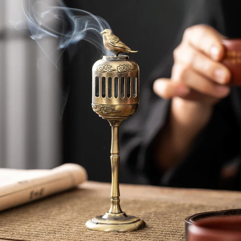 Home Fragrance Lamp - Matel Magpie Hollow Lamp Sandalwood Fragrance