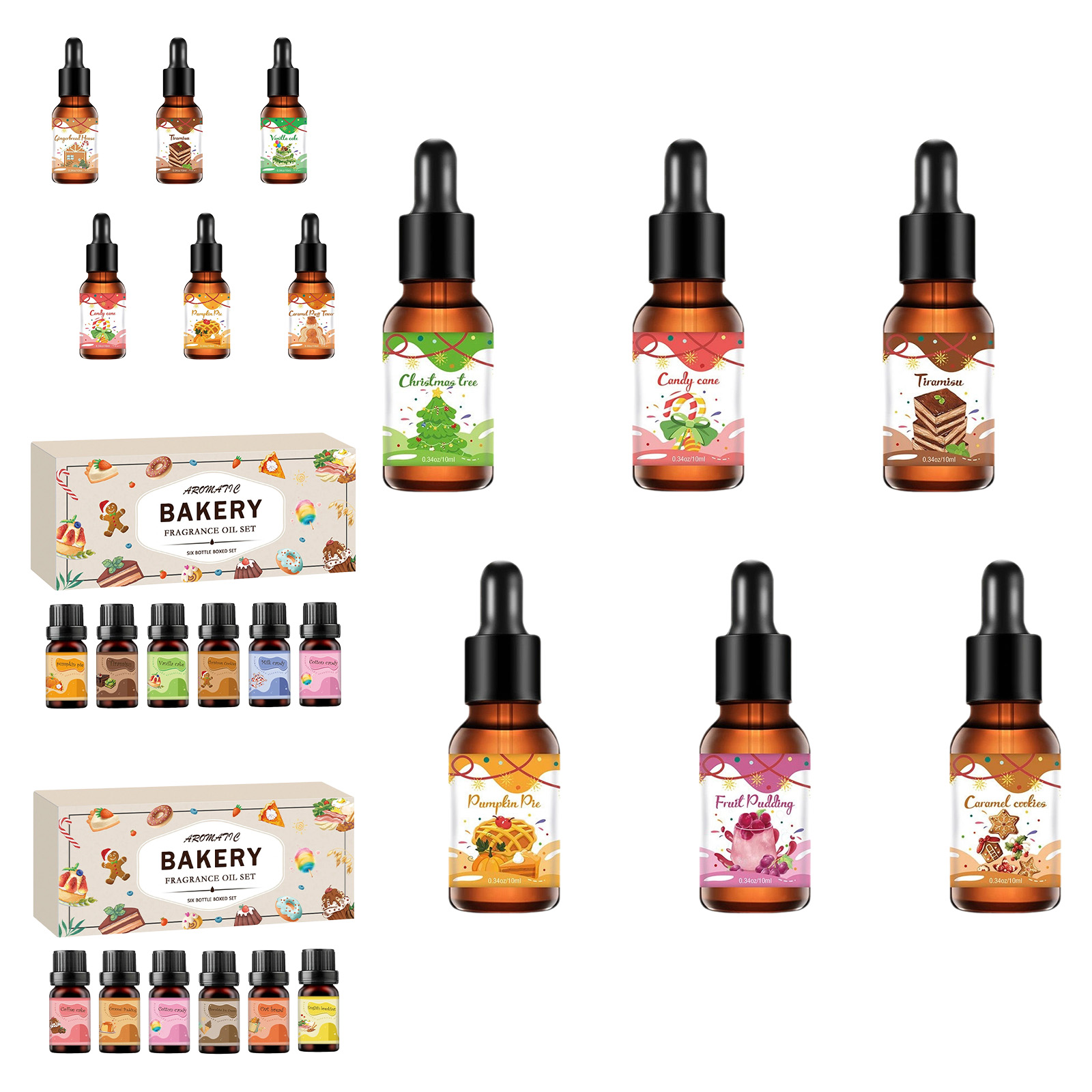 Christmas Fragrance Oil Bakery - đánh giá và giá Fragrance Oil Set