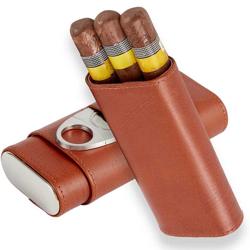 Cigar Case Travel Humidor Kit  - đánh giá và giá Home Fragrance Maple Walnut