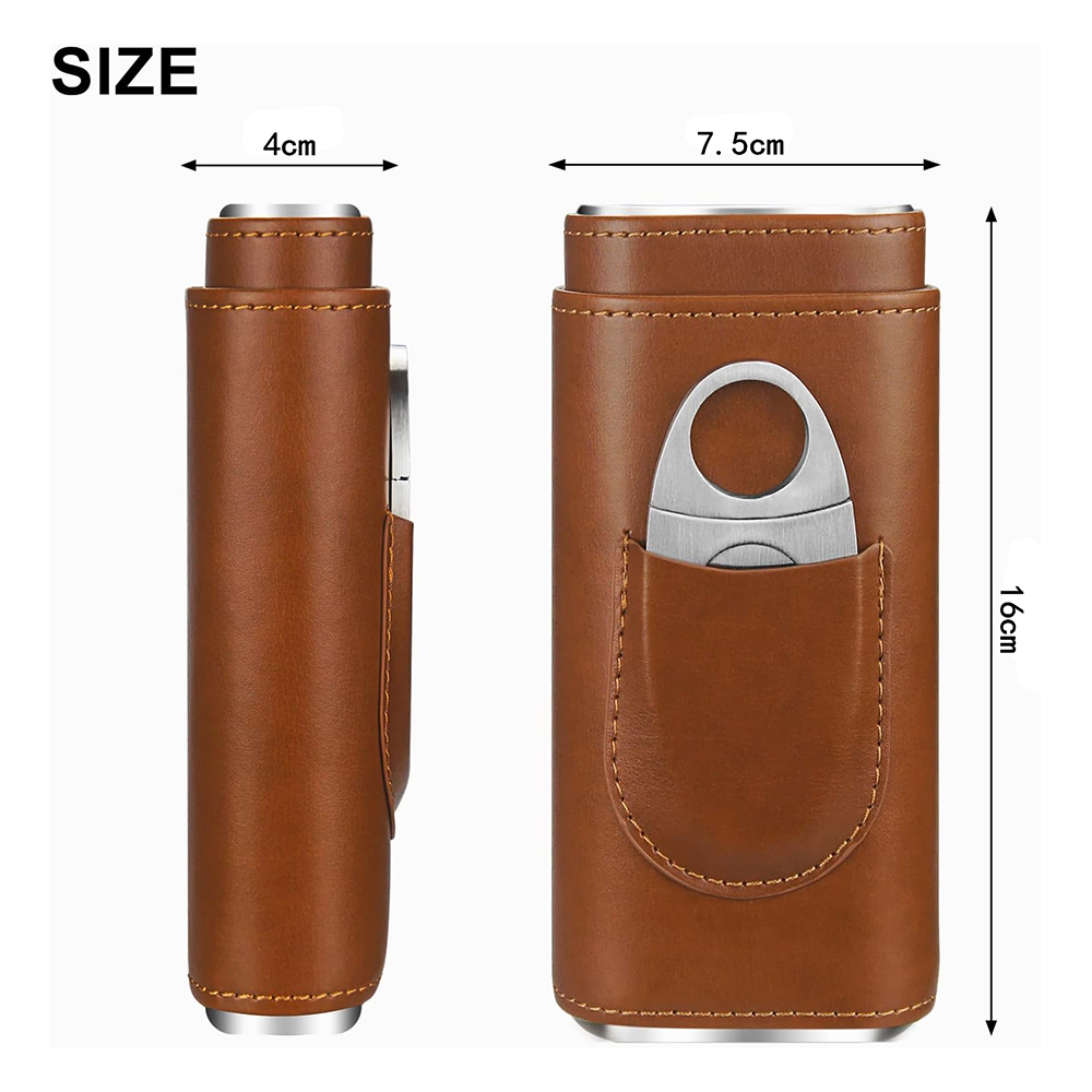 Cigar Case Travel Humidor Kit  - đánh giá và giá Home Fragrance Maple Walnut
