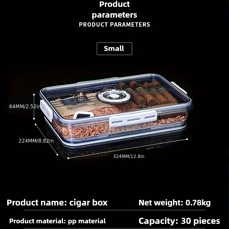 Cigar Humidor with Transparent - đánh giá và giá Home Fragrance Maple Walnut