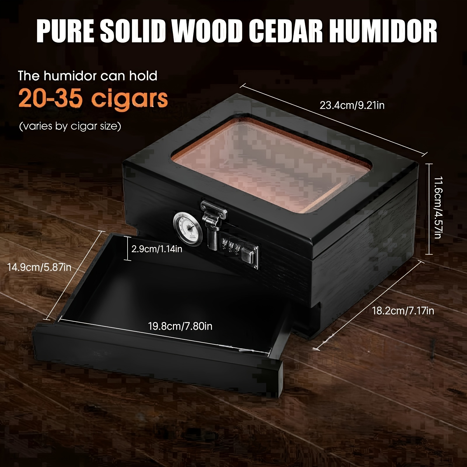 Retro cedar cigar box; cigar h - đánh giá và giá Home Fragrance Maple Walnut