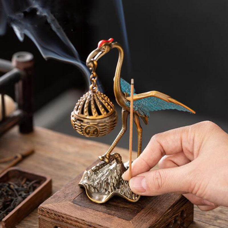 Metal Crane Hanging Basket Aro - đánh giá và giá Home Fragrance Lamp