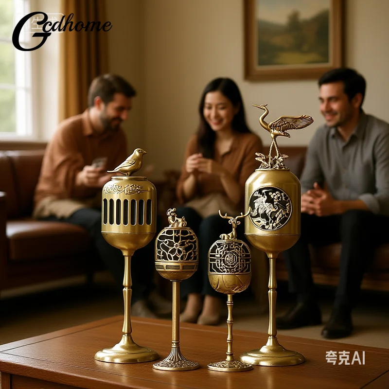 Matel Magpie Hollow Lamp Sanda - đánh giá và giá Home Fragrance Lamp