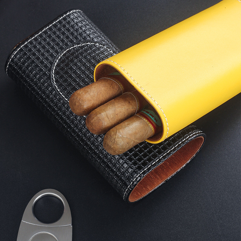 Portable Cigar Case Box Humido - đánh giá và giá Home Fragrance Maple Walnut
