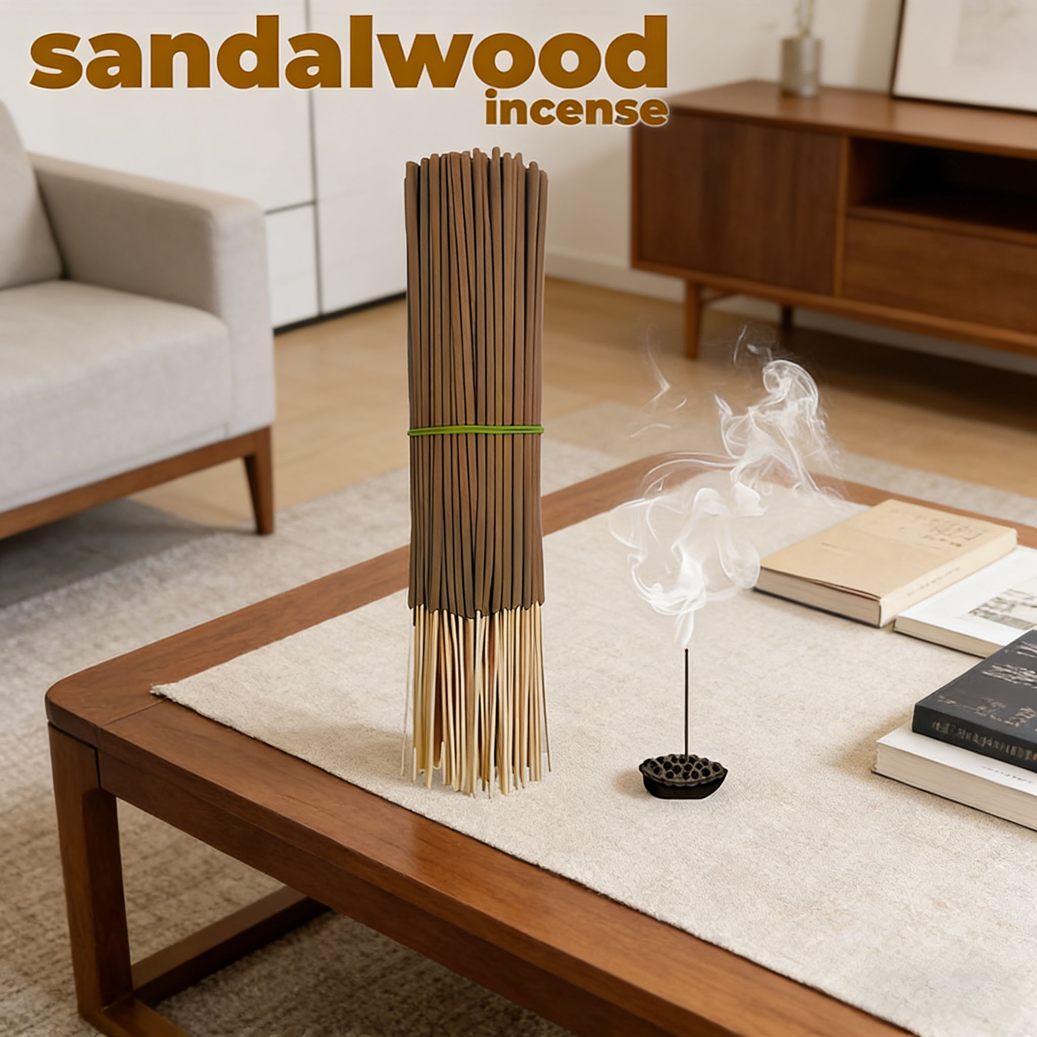 23/45/148/348Pcs Sandalwood St - đánh giá và giá Home Fragrance Tranquillity