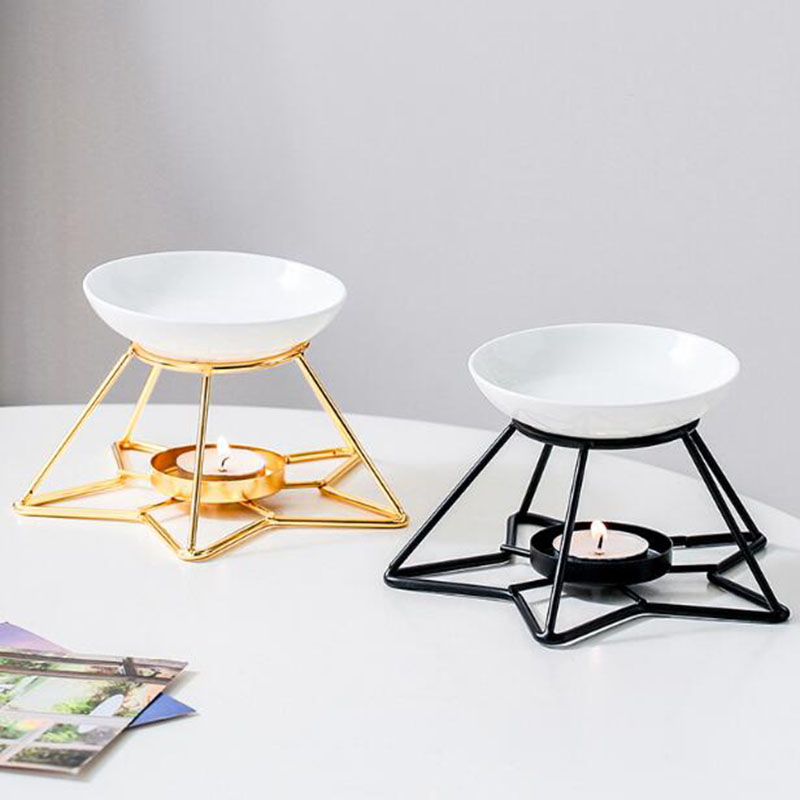 Metal Star Rack Ceramic Bowl A - đánh giá và giá Home Fragrance Lamp