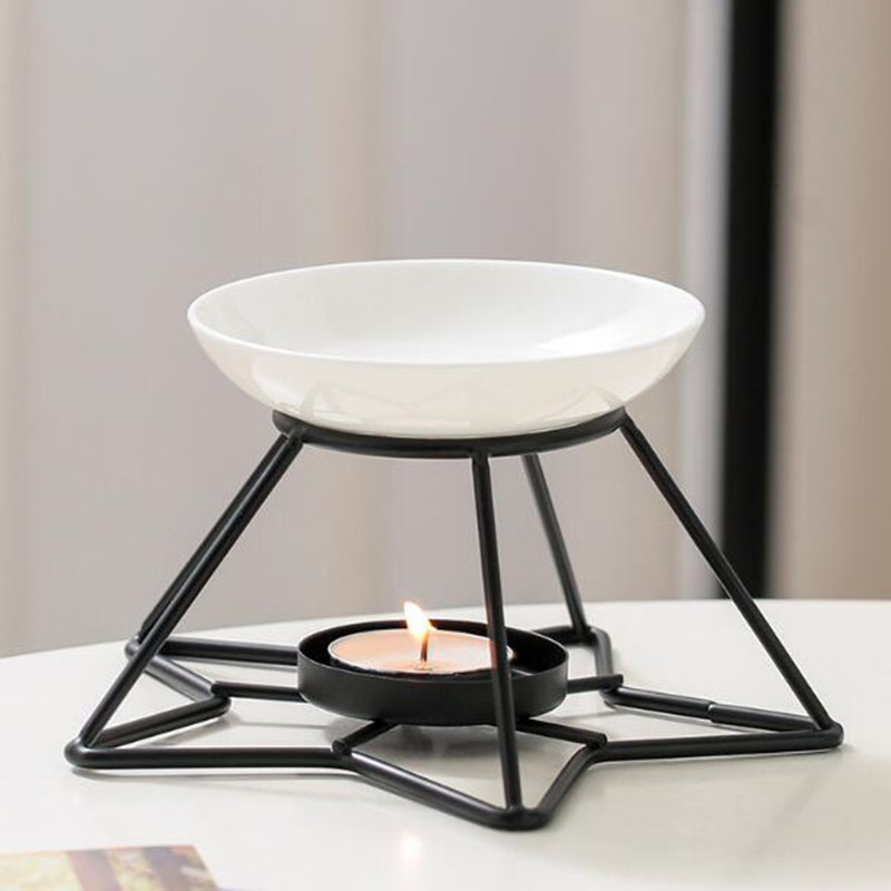 Metal Star Rack Ceramic Bowl A - đánh giá và giá Home Fragrance Lamp