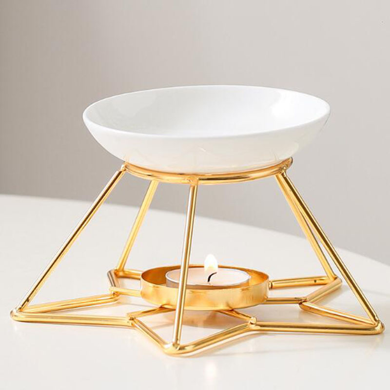 Metal Star Rack Ceramic Bowl A - đánh giá và giá Home Fragrance Lamp
