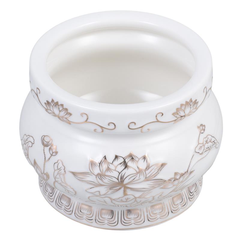 White Ceramic Incense Burner C - đánh giá và giá Home Fragrance White Lotus