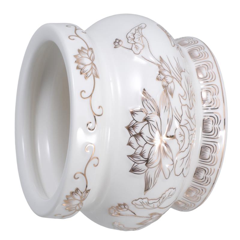White Ceramic Incense Burner C - đánh giá và giá Home Fragrance White Lotus