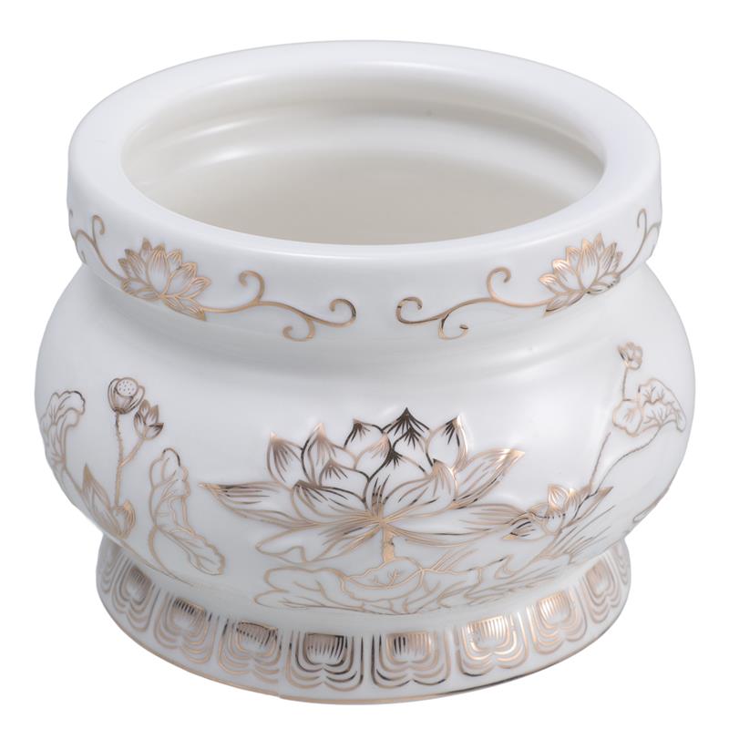 White Ceramic Incense Burner C - đánh giá và giá Home Fragrance White Lotus
