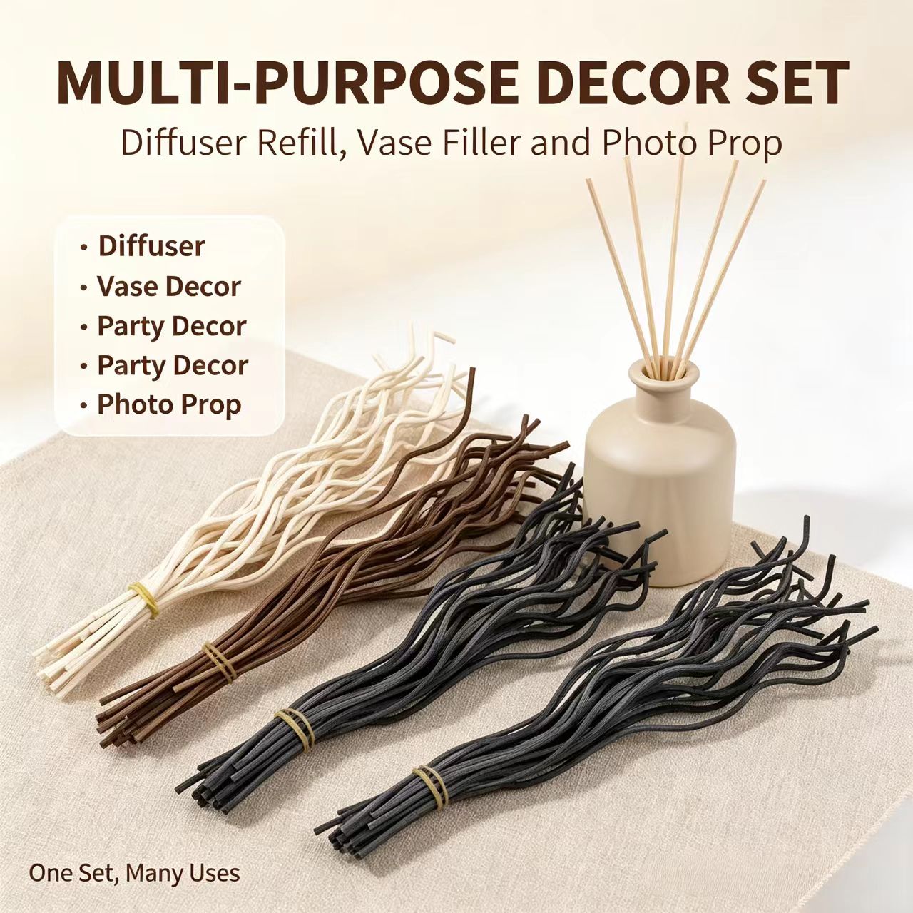 20Pcs Long Wavy Rattan Reed Di - đánh giá và giá Home Fragrance Oud