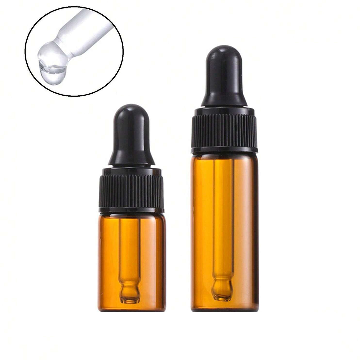 10pcs Dark Amber Glass Dropper - đánh giá và giá Fragrance Oil Set