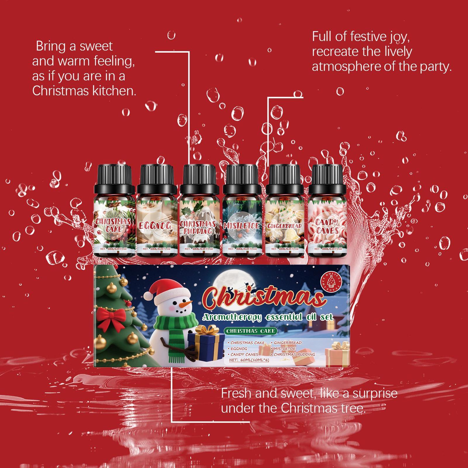 6 Pcs Christmas Fragrance Oils - đánh giá và giá Xmas Home Fragrance